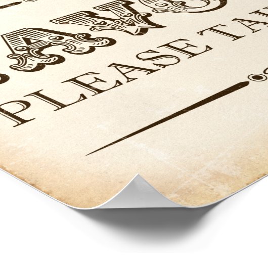  partij — VORDERSSCHEMA afdrukken Poster (Hoek)