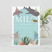 Partij (Zee) Aanbesteding van dieren op zondag Kaart (Staand voorkant)