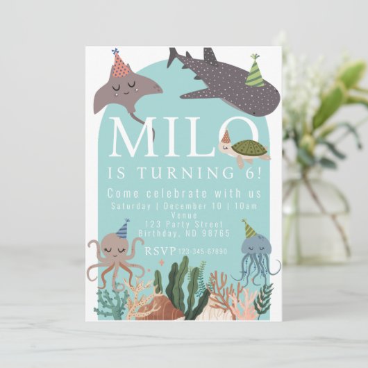 Partij (Zee) Aanbesteding van dieren op zondag Kaart (Staand voorkant)