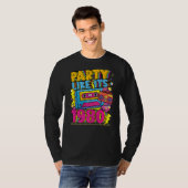 Partij zoals de jaren '80, '90, Retro, wit Di T-shirt (Voorkant volledig)