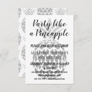 Partij zoals een Ananas Om het even welke Kaart