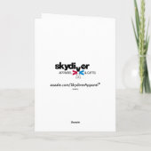 Partij zoals een SKYDIVER! Kaart (Achterkant)