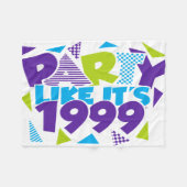 Partij zoals het 1999®™ gebak - Design 01 Fleece Deken (Voorkant (Horizontaal))