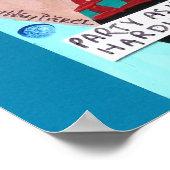 PARTIJ ZOALS U WILT. BAD GIRL ART POSTER. POSTER (Hoek)