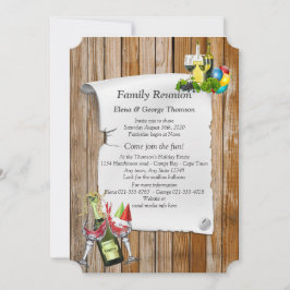 Partijaankondiging reünie kaart