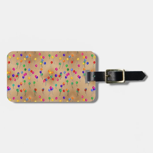 Partijballonnen Bagagelabel (Voorkant horizontaal)