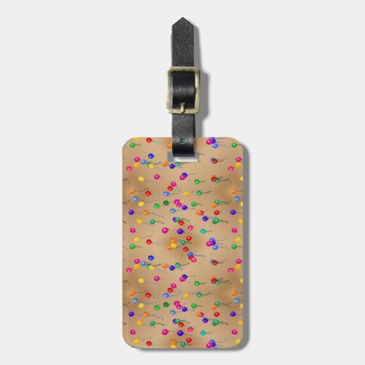 Partijballonnen Bagagelabel (Voorkant verticaal)