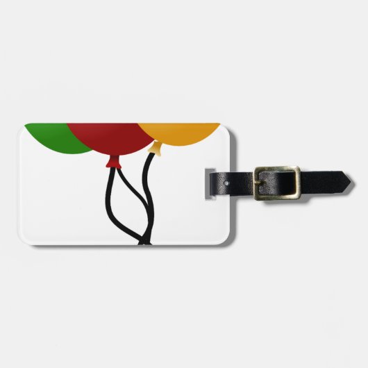 Partijballonnen Bagagelabel (Voorkant horizontaal)