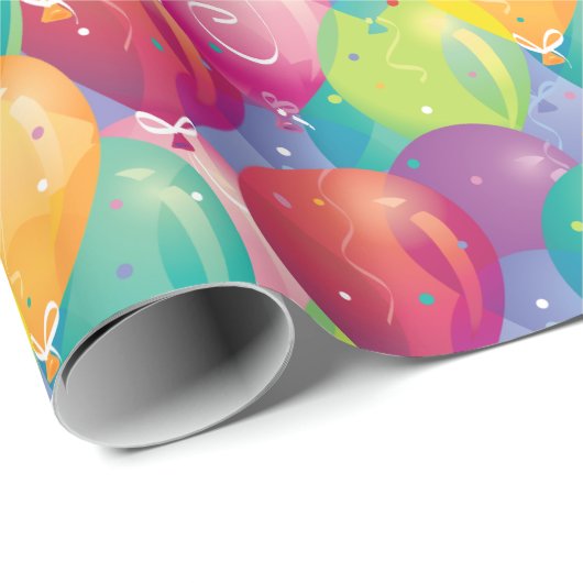 Partijballonnen Cadeaupapier (Rol Hoek)