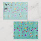 Partijballonnen Visitekaartje (Voorkant / Achterkant)