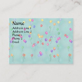 Partijballonnen Visitekaartje