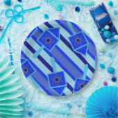 partijbenodigdheden - Chanoekaarpapier - Design Bo Papieren Bordje (Feest)