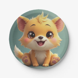 partijbenodigdheden papieren bordje