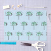 Partijboot met anker-neusthema tissuepapier (Craft)