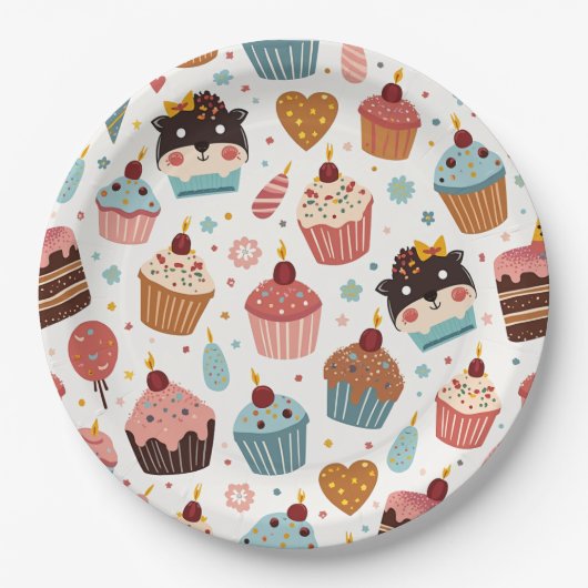 partijbord papieren bordje (Voorkant)