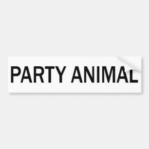 partijdier bumpersticker