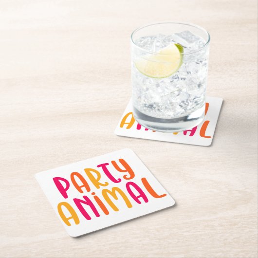 partijdier. kartonnen onderzetters (Insitu)