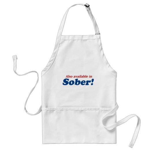 partijdier ook beschikbaar in Sober! Standaard Schort (Voorkant)