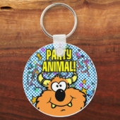 partijdier sleutelhanger (Voorkant)