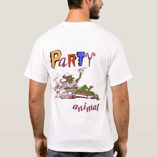 partijdier t-shirt (Achterkant)
