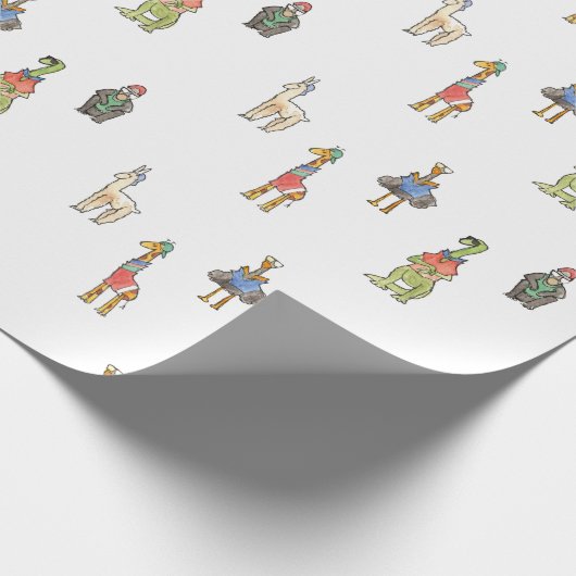 partijdieren cadeaupapier (Hoek)