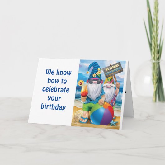 PARTIJDIEREN GNOME STYLE KAART (Voorkant)
