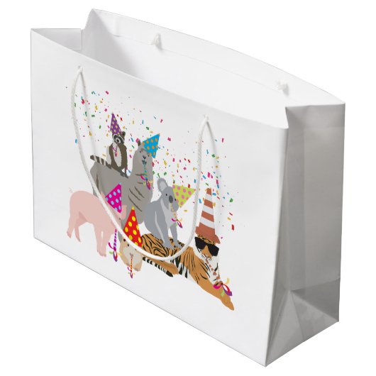 partijdieren groot cadeauzakje (Achterkant Gekanteld)