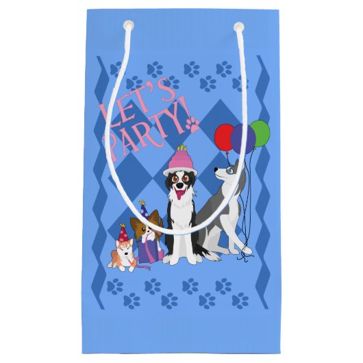 partijdieren klein cadeauzakje (Voorkant)