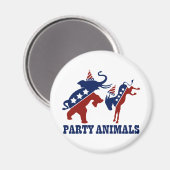 partijdieren magneet (Voorkant / Achterkant)