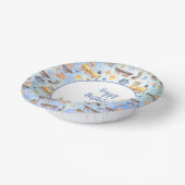 Partijdieren op Train Kind Oerwoud Happy Birthday Papieren Kommen (Gebogen)