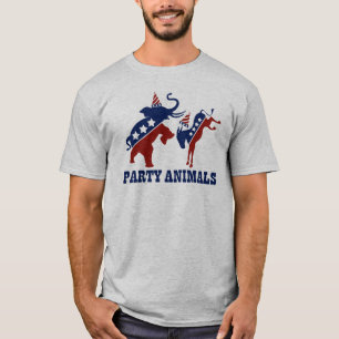 partijdieren t-shirt