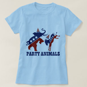 partijdieren t-shirt