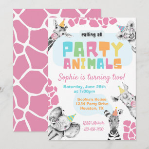 partijdierenuitnodiging   Dag van de dieren Kaart