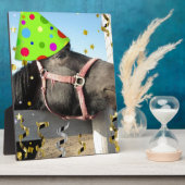 partijdierpaard fotoplaat (Zijkant)