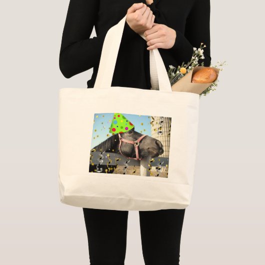 partijdierpaard grote tote bag (Voorkant (product))