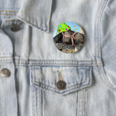 partijdierpaard ronde button 5,7 cm (In situ)