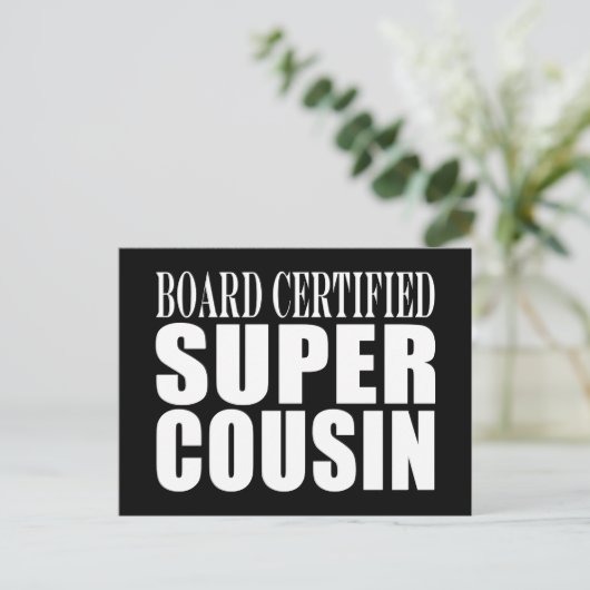 Partijen bij de geboorte : Board Certified Super N Briefkaart (Staand voorkant)