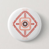 Partijen boho ronde button 5,7 cm (Voorkant)