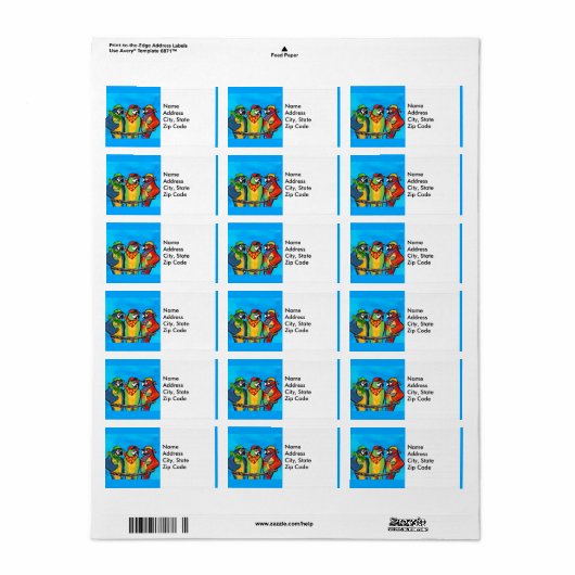 Partijen Etiket (Full Sheet)