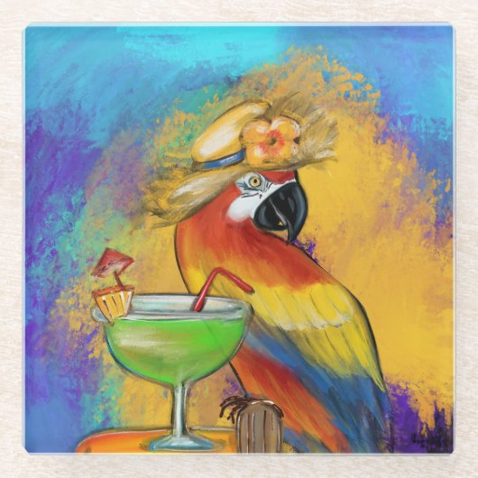 Partijen Glazen Onderzetter (Voorkant)