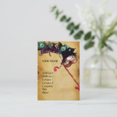 PARTIJEN MASQUERADE VISITEKAARTJE (Staand voorkant)