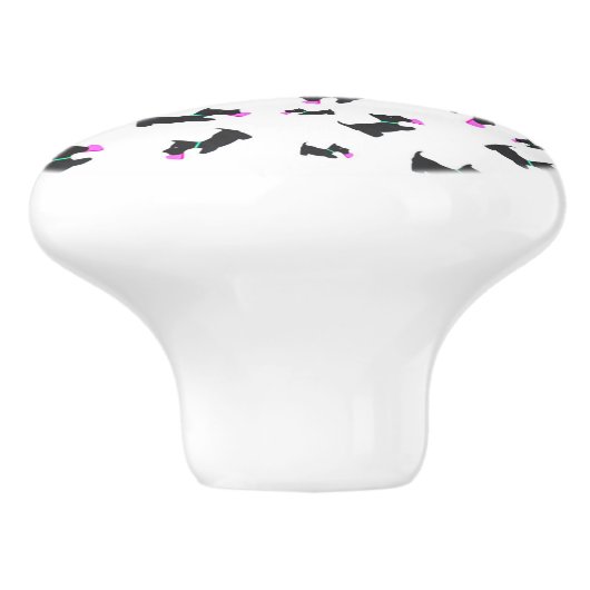 PARTIJEN SCOTS KERAMISCHE KNOP (Zijkant)