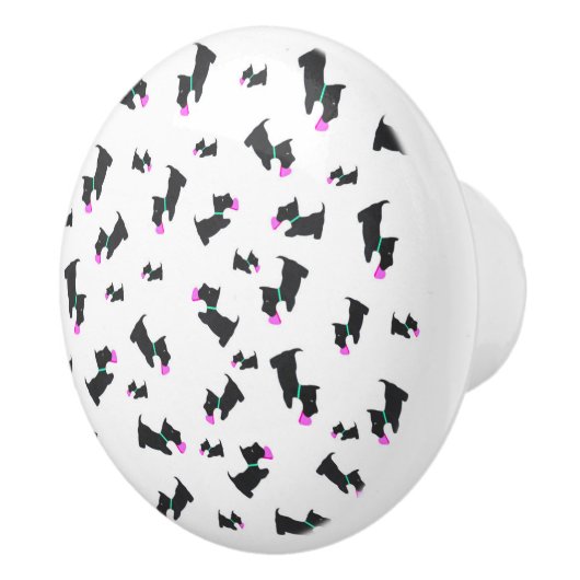 PARTIJEN SCOTS KERAMISCHE KNOP (Rechts)