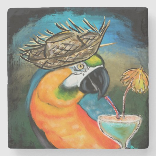 Partijen Stenen Onderzetter (Voorkant)