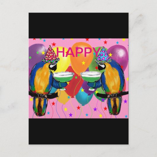 Partijen Uitnodiging Briefkaart (Voorkant)