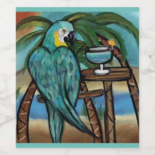 Partijen Wijn Etiket (Enkel label)