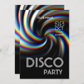 PARTIJFLYERINVITATIE ACHTERGROND KAART (Voorkant / Achterkant)