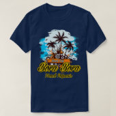 partijgrond in Bora Bora T-shirt (Design voorkant)