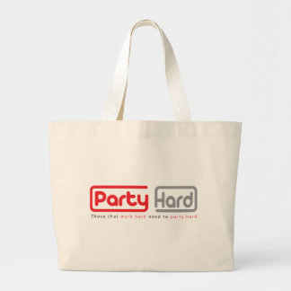 partijhard ontwerp grote tote bag