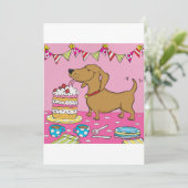 partijhond kaart (Staand voorkant)